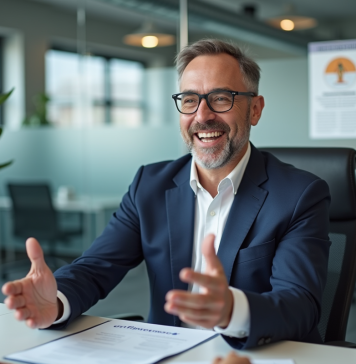 Conseiller Pôle Emploi : persuader et obtenir son appui Conseiller emploi en bureau moderne souriant et attentif