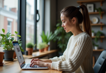 Publicité sur Facebook : quel type de campagnes publicitaires choisir ? Femme au bureau créant une campagne Facebook