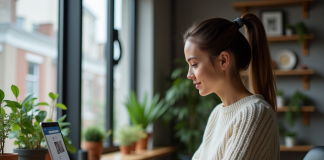 Publicité sur Facebook : quel type de campagnes publicitaires choisir ? Femme au bureau créant une campagne Facebook